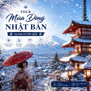 Tour Mùa Đông Nhật Bản – Ngắm Tuyết rơi