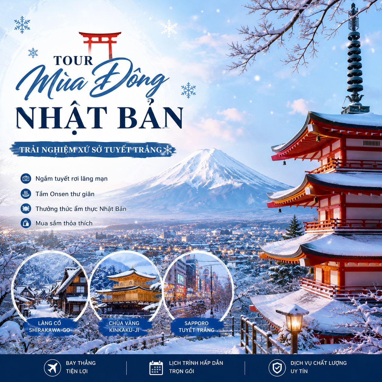 Khám phá Mùa Đông Nhật Bản