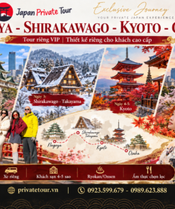 NAGOYA - SHIRAKAWAGO - KYOTO - OSAKA