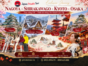 NAGOYA - SHIRAKAWAGO - KYOTO - OSAKA