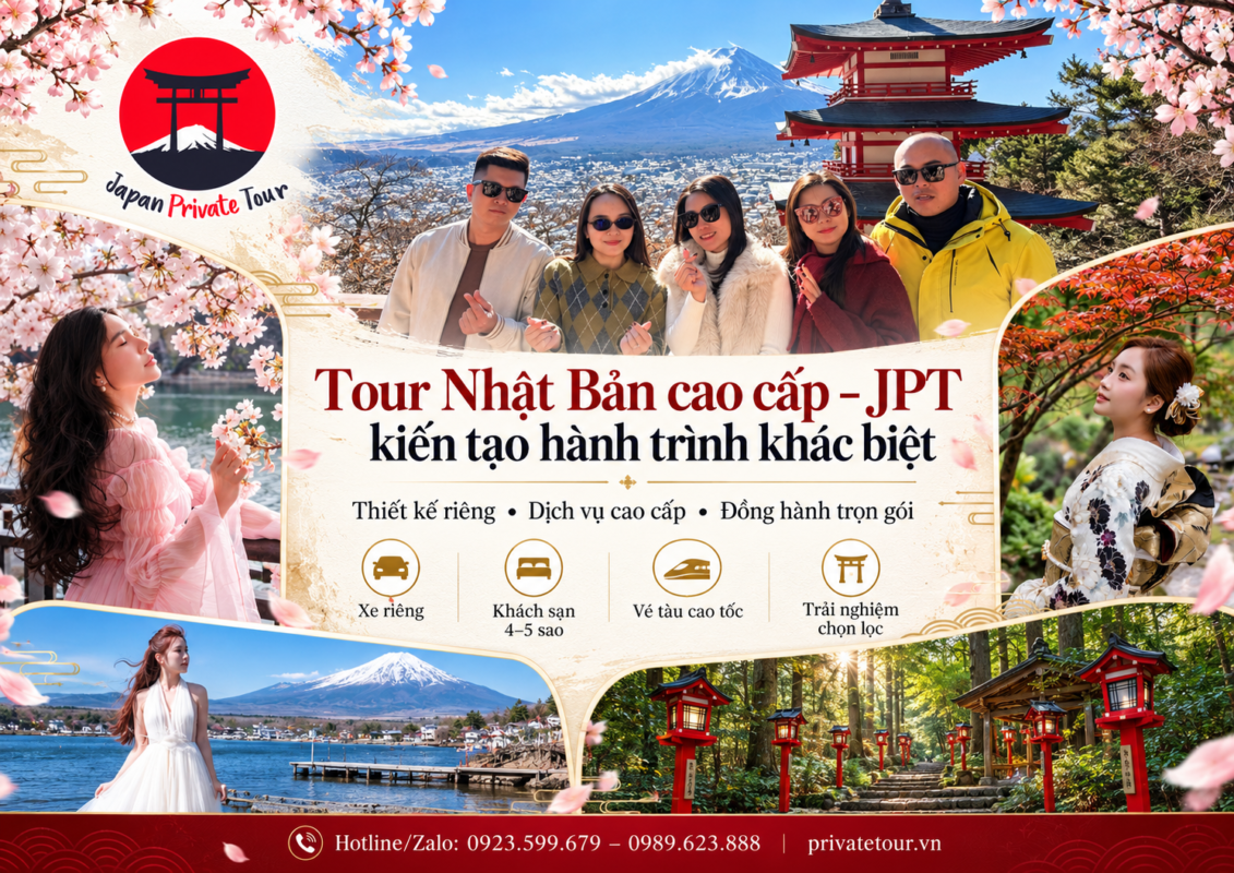 Tour Nhật Bản cao cấp – JPT kiến tạo hành trình khác biệt