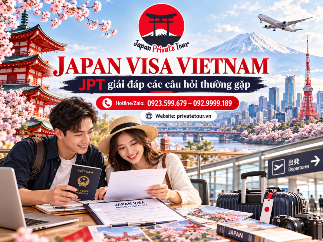 Japan Visa Vietnam: JPT giải đáp các câu hỏi thường gặp