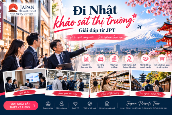 Đi Nhật khảo sát thị trường: Giải đáp từ Japan Private Tour
