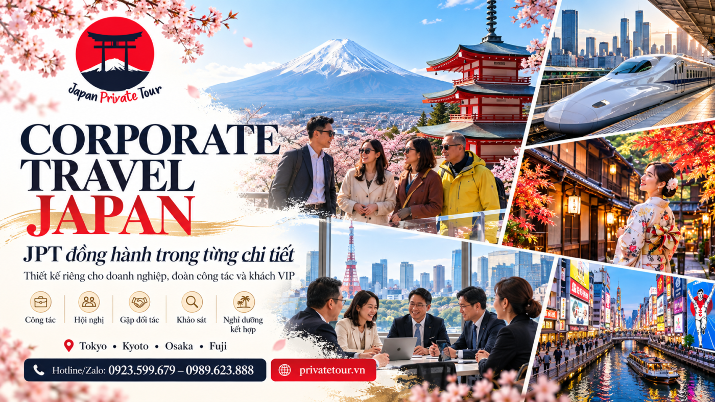 corporate travel Japan: Japan Private Tour đồng hành trong từng chi tiết