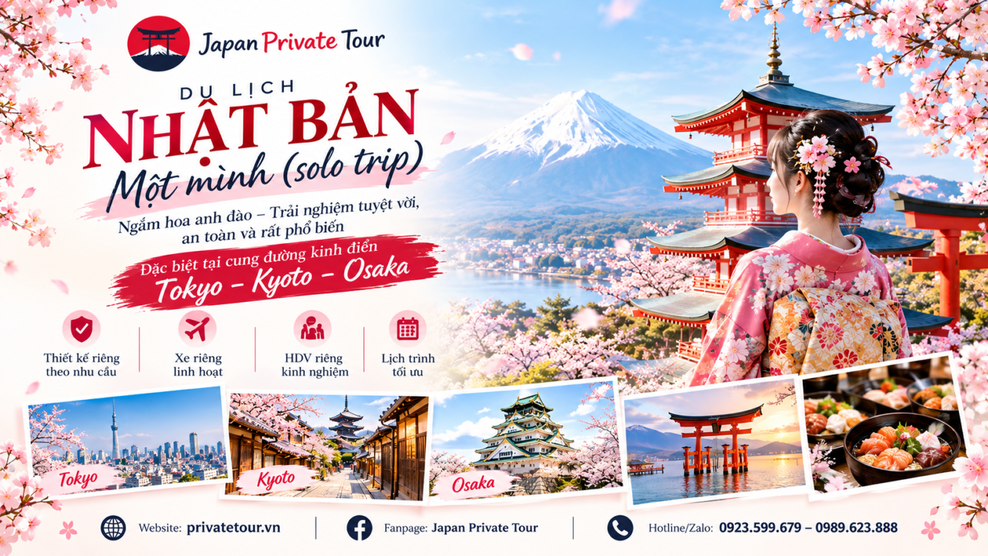 Du xuân Nhật Bản một mình