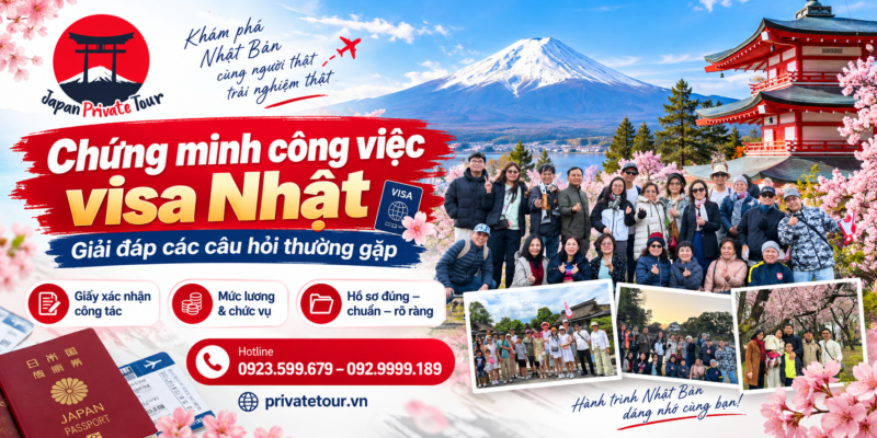 Chứng minh công việc visa Nhật: Giải đáp các câu hỏi thường gặp cùng Japan Private Tour