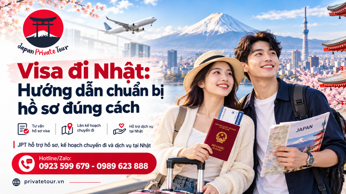 Visa đi Nhật: Hướng dẫn chuẩn bị hồ sơ đúng cách cùng Japan Private Tour