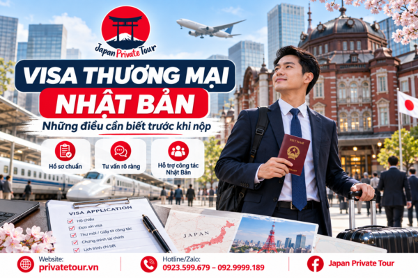 Visa thương mại Nhật Bản: Những điều cần biết trước khi nộp cùng Japan Private Tour